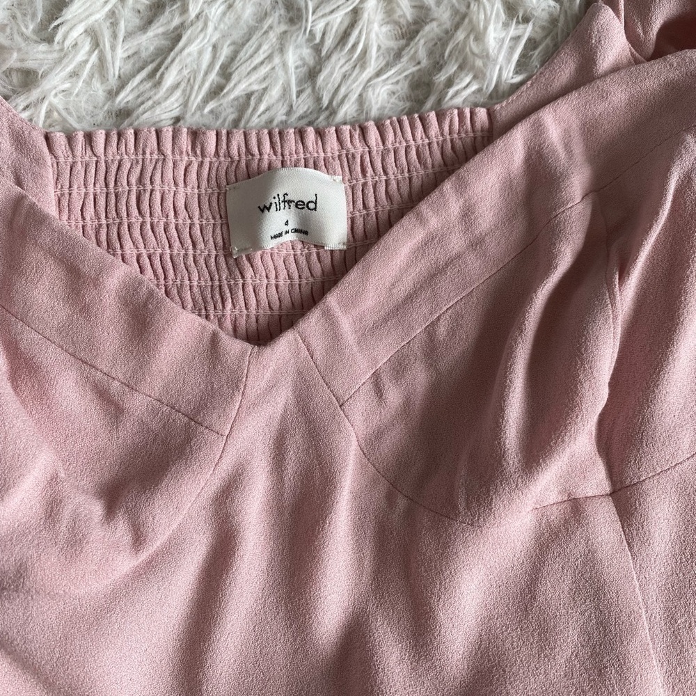 Aritzia Wilfred Novella Pink Dress - Picture 7 of 7
